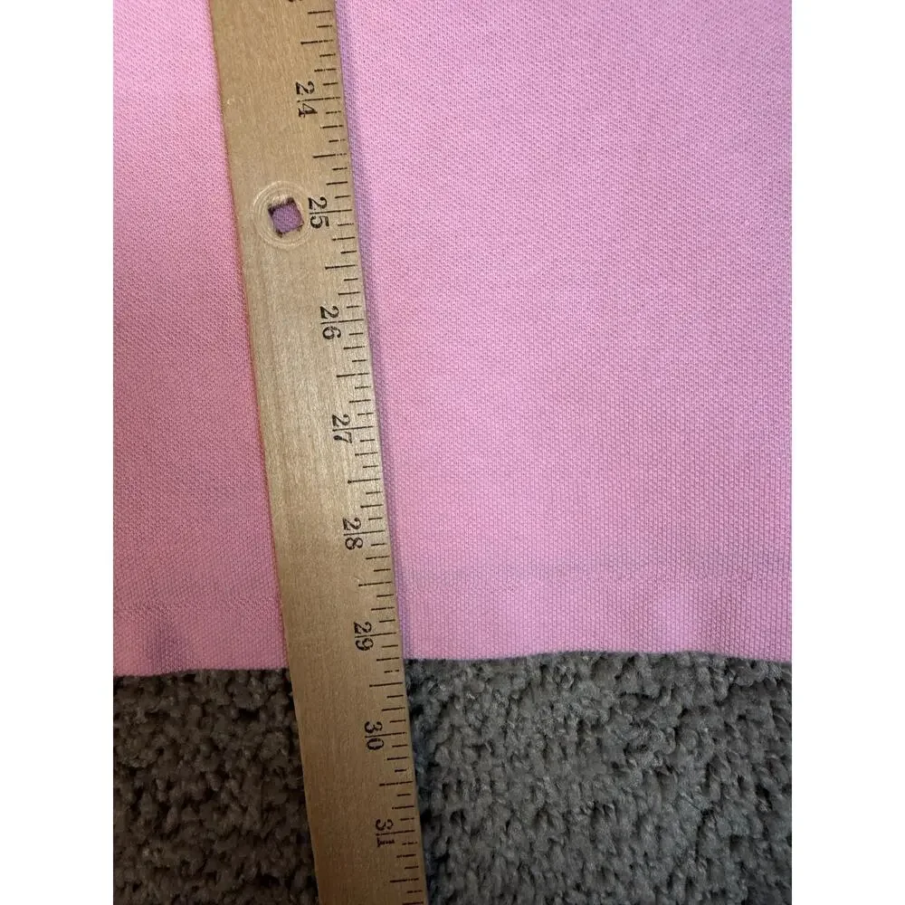 Polo Ralph Lauren Polo Shirt Mens L Pink 100% Cotton Classic Fit Collared